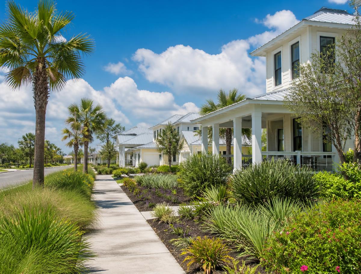 A Babcock Ranch neighborhood